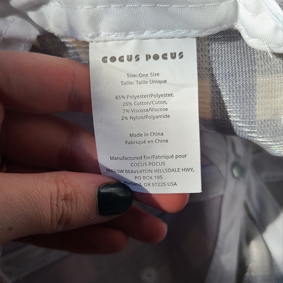 Cocus Pocus Plaid Hat - Picture 5 of 5